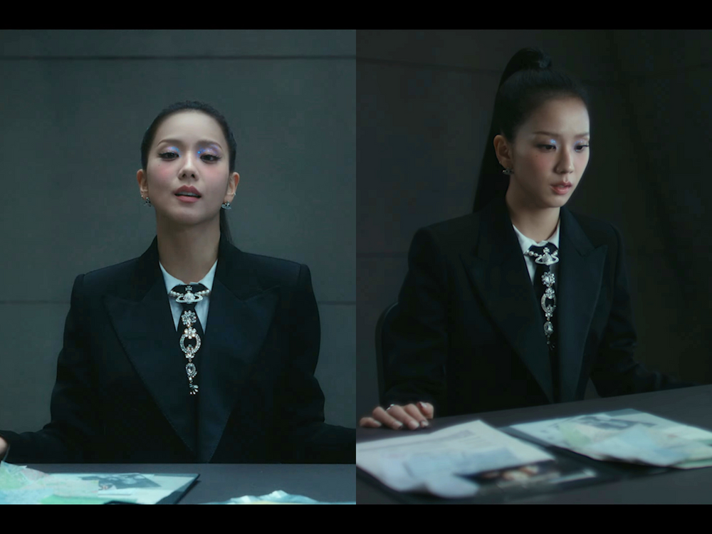 Jisoo新歌狂換6套造型曝光！化身女特務、辦公室OL、平瀏海那套根本「人間富江」！-5