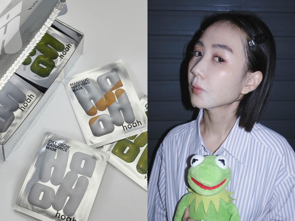 2025必關注質感系台灣保養品！KOL大饅大力全新生活美學品牌「hoah」，首發植萃面膜，修護、美白、控油一次擁有！-3