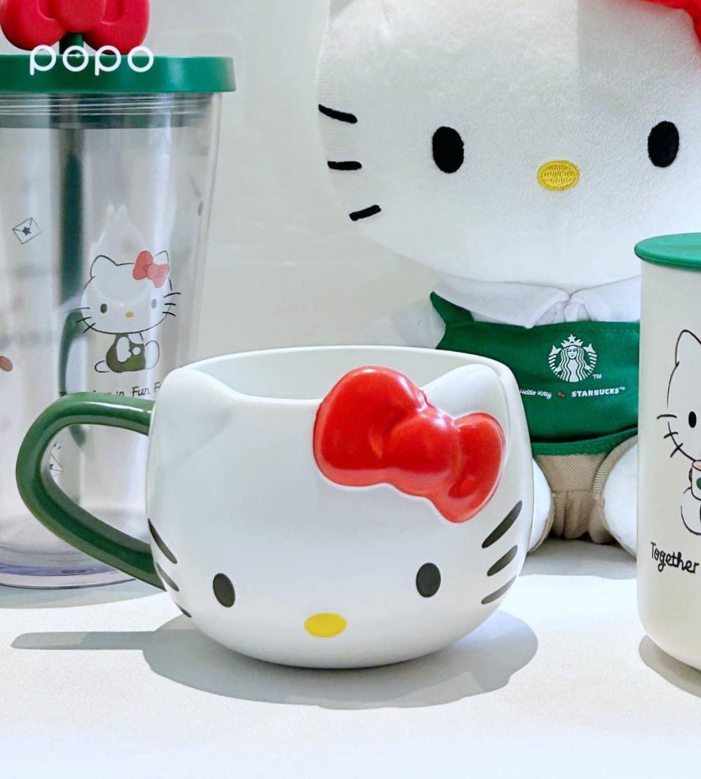 星巴克Hello Kitty聯名系列回來了！狂賣到缺貨貓臉馬克杯、蝴蝶結冷水杯6大周邊這次不買會後悔！-9