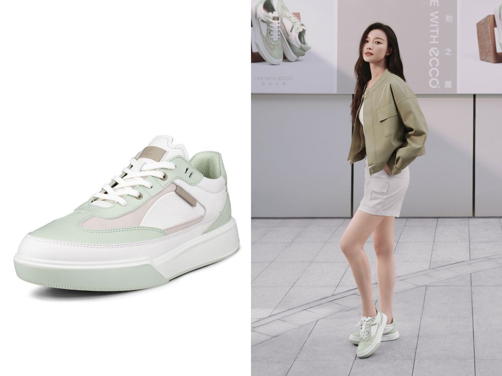 2025春夏流行色出爐！ECCO柔和蜜桃粉、奶油萊姆綠球鞋，舒服到像踩在雲朵上！-8