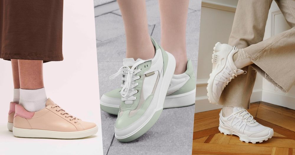 2025春夏流行色出爐！ECCO柔和蜜桃粉、奶油萊姆綠球鞋，舒服到像踩在雲朵上！-11