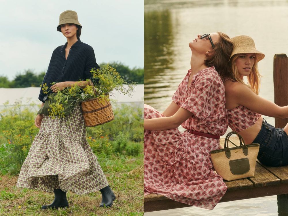Longchamp 2025夏季田園風太好看！包包新色「番茄橘、胡蘿蔔黃」鬆弛感拉滿！-9