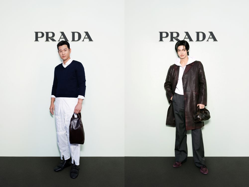 Sana美到不像真人！「千金大小姐風」現身Prada新加坡ION Orchard開幕活動！-9