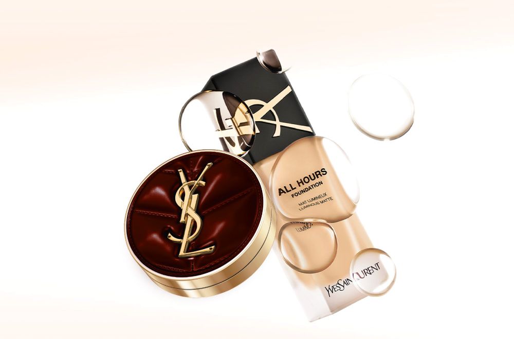 Rosé同款雲朵包化身氣墊粉餅！YSL「雲朵皮革限量版」澎軟高奢外觀＋絕美柔霧光底妝，拍上一秒淪陷！-7