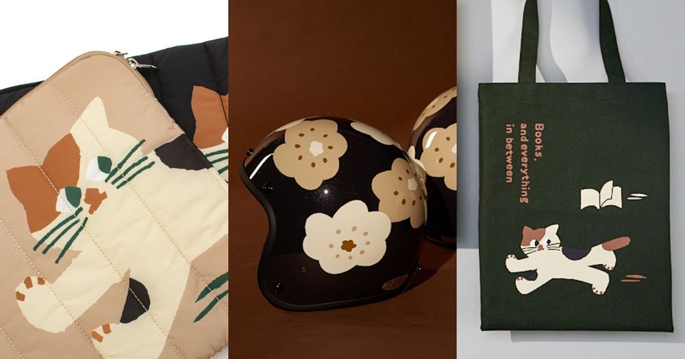 日妞都想來台灣買！SOU・SOU台灣限定春季新品超Q「三花貓帆布袋、花花安全帽」誠品獨家開賣！-1