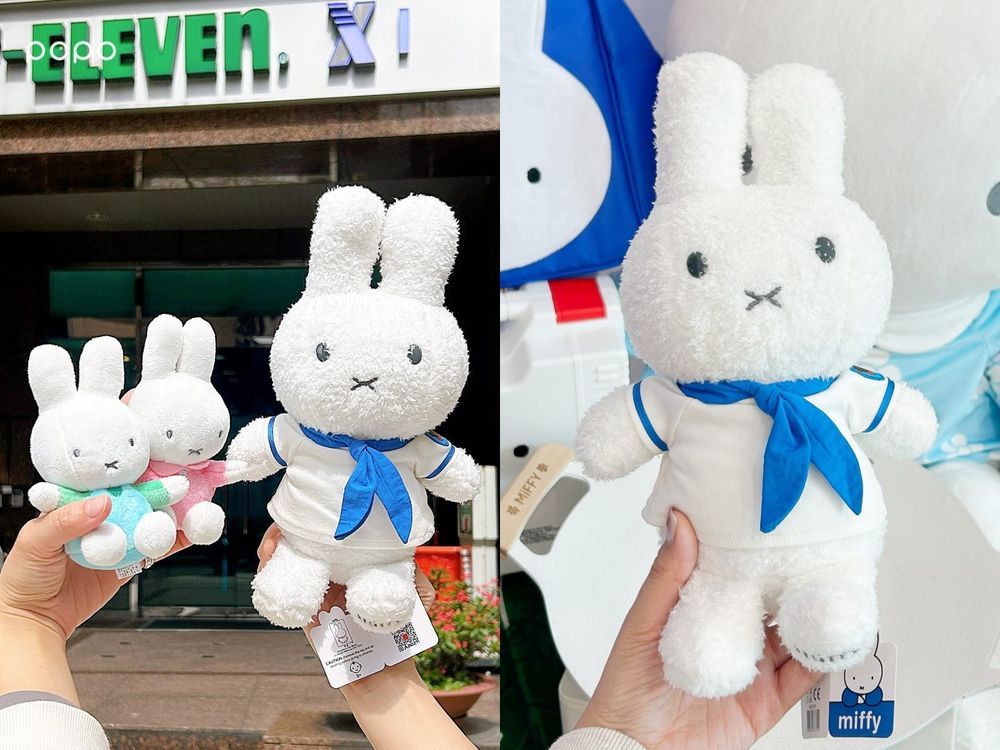 7-11最新集點小物是Miffy兔！萌翻天「米飛兔絨毛吊飾、大頭保冷袋、雙面抱枕」全都想帶回家！-10