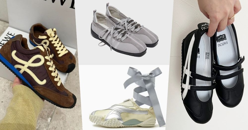 2025七雙爆紅「芭蕾運動鞋」盤點！LOEWE、PUMA全球瘋搶、路上韓妞都穿這雙！-4