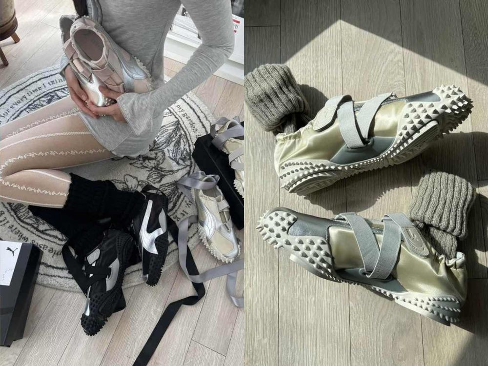 2025七雙爆紅「芭蕾運動鞋」盤點！LOEWE、PUMA全球瘋搶、路上韓妞都穿這雙！-14