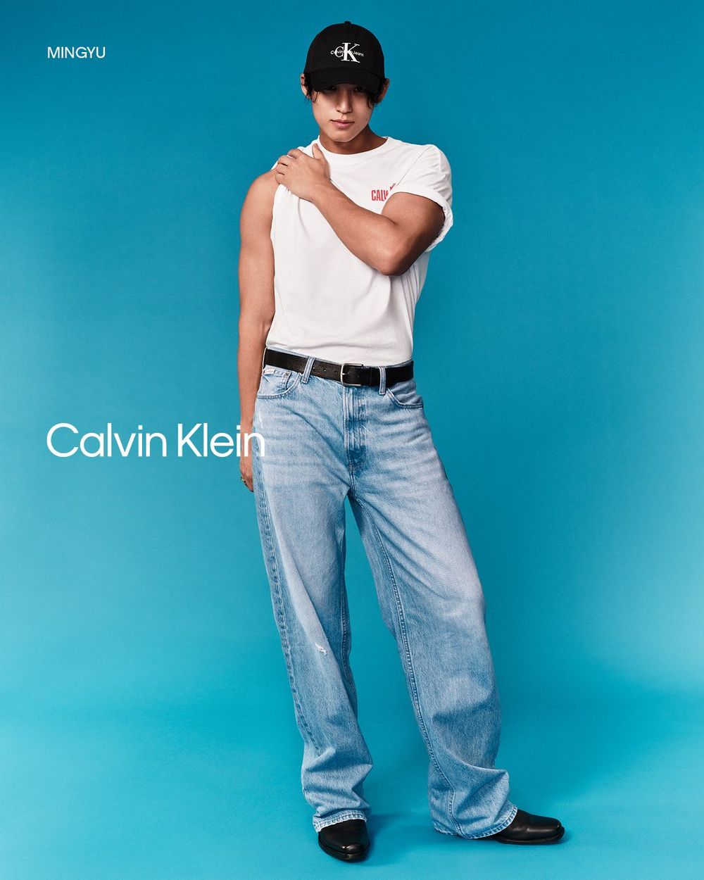 鼻血都要流下來了！SEVENTEEN珉奎Calvin Klein春季形象，厚實胸腹肌大放送！-3