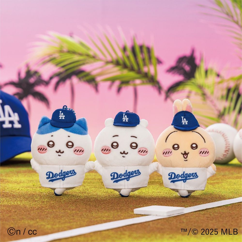 吉伊卡哇MLB聯名系列來了！脫帽球員烏薩奇、道奇隊小八玩偶Q翻天，價格、發售日期一次看！-3