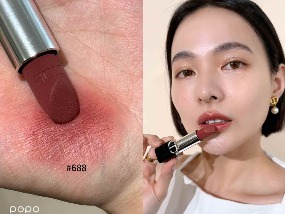 JISOO未上市搶先曝光唇膏來了！DIOR「藍星柔紗唇膏」柔紗霧面新質地，完美打造無邊界韓系美唇！-7