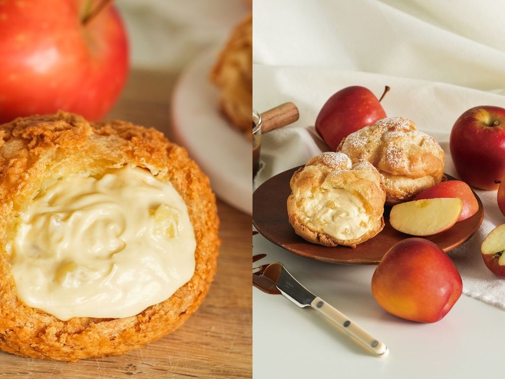 2025春季必吃甜點推薦！beard papa's焦糖蘋果泡芙酸甜內餡超療癒、滿額再送香草泡芙！-3
