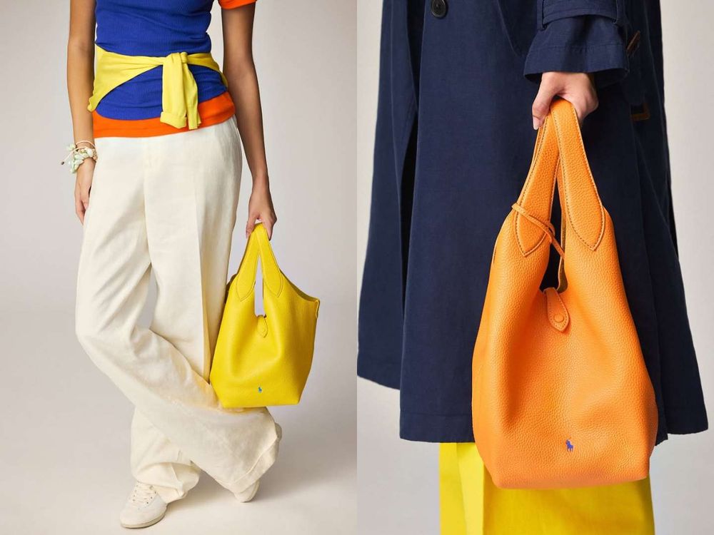 Ralph Lauren新款托特包瘋搶！定價一萬多、根本平替版「菜籃子」連Sana都揹了！-3