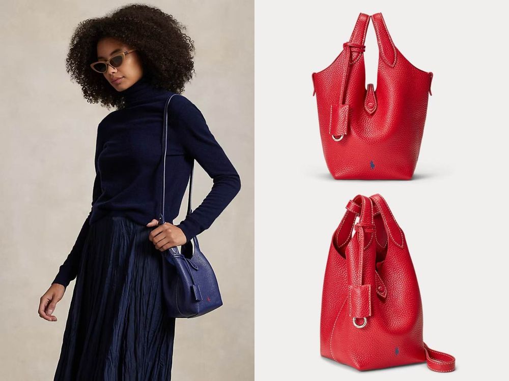 Ralph Lauren新款托特包瘋搶！定價一萬多、根本平替版「菜籃子」連Sana都揹了！-4