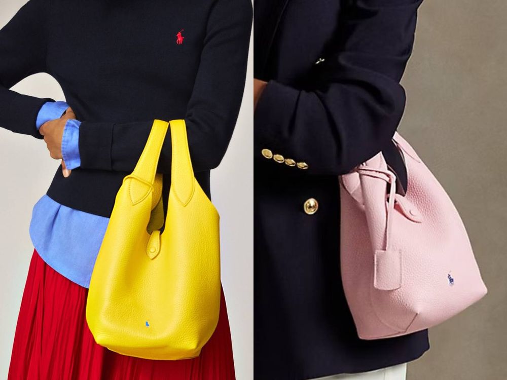 Ralph Lauren新款托特包瘋搶！定價一萬多、根本平替版「菜籃子」連Sana都揹了！-11
