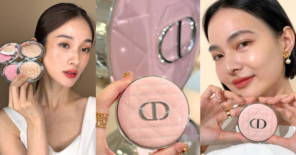2025最美精品彩妝粉盒！JISOO補妝同款迪奧氣墊粉餅、打亮修容盤也精裝上場，美到不忍直視！-1