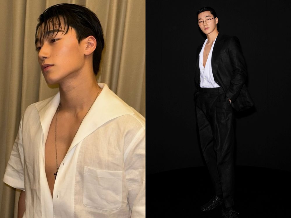 全網發瘋！D&G大秀ATEEZ崔傘「邪氣霸總」大露肌誘惑到不敢看！連金所泫也尺度全開？！-5