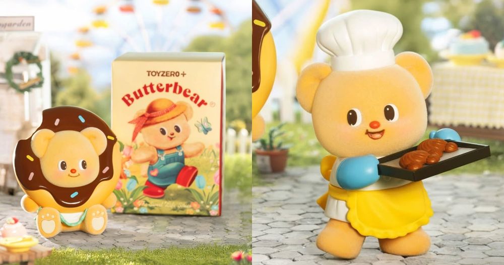 泰國超夯奶油小熊公仔台灣也買得到！甜蜜日常系列盲盒「甜點師小熊、甜甜圈小熊」可愛爆必買！-1