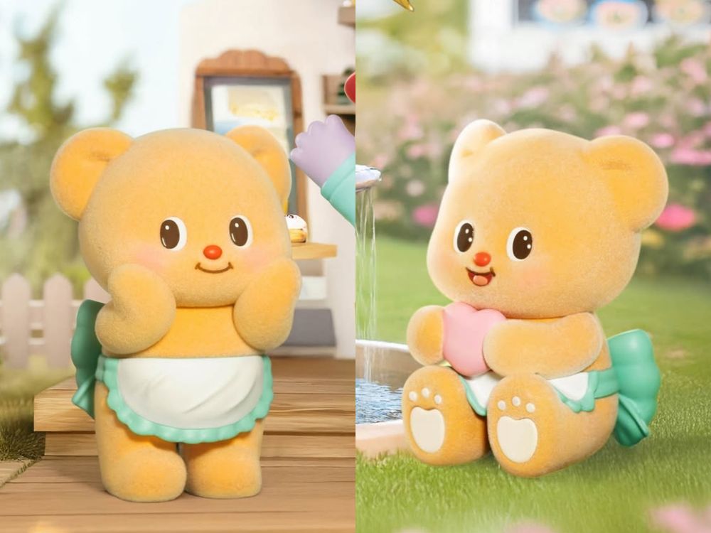 泰國超夯奶油小熊公仔台灣也買得到！甜蜜日常系列盲盒「甜點師小熊、甜甜圈小熊」可愛爆必買！-5