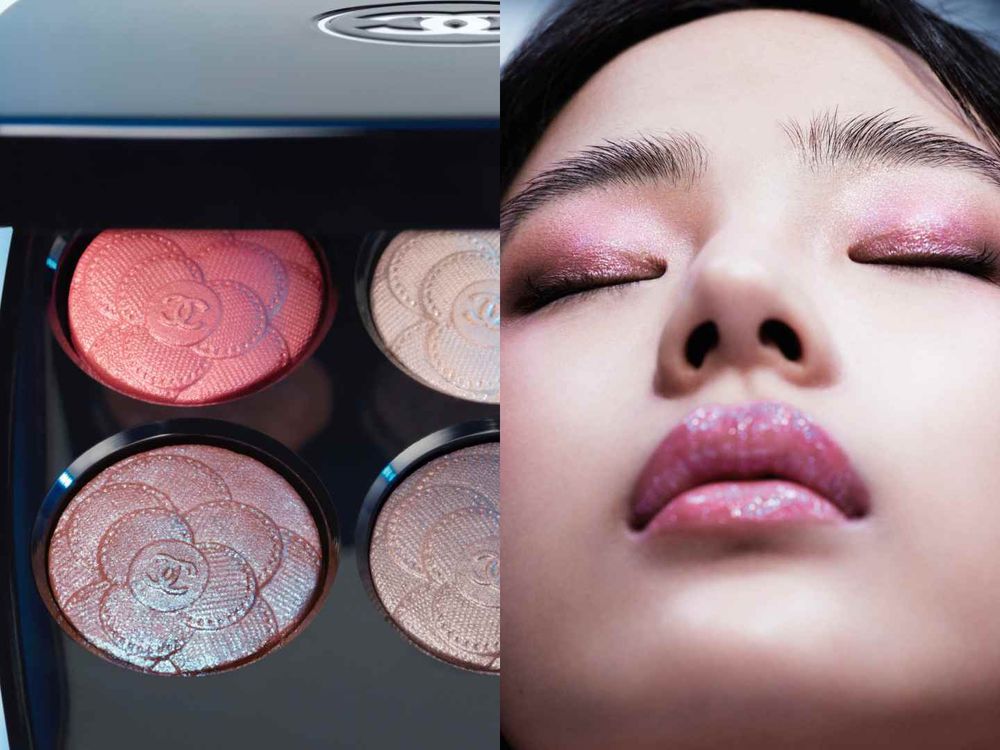 2025最奢華NJ Minji同款眼妝！CHANEL「山茶花限量眼影盤」偏光紫米、莓紅色...，雙眼美成精品！-5