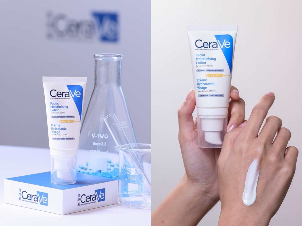 CeraVe適樂膚首支「養膚型防曬乳」登場！醫美級親膚修護配方，越擦肌膚越穩定，妝前保濕、隔離、防曬一支搞定！-3