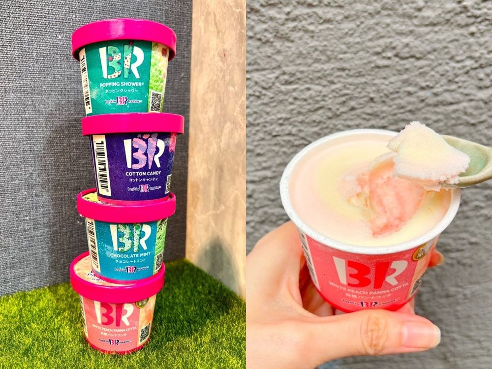 日妞狂掃貨「杯裝31冰淇淋」全家開賣！限定「白桃鮮奶酪」4種口味一次看、再送超Q冰淇淋磁鐵！-8