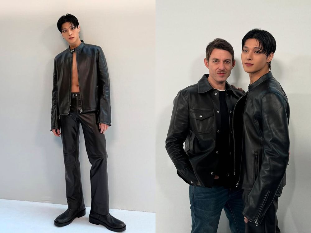 ATEEZ友榮太犯規！直接「半裸上身」出席courrèges大秀、巧克力腹肌根本極品男神！-7