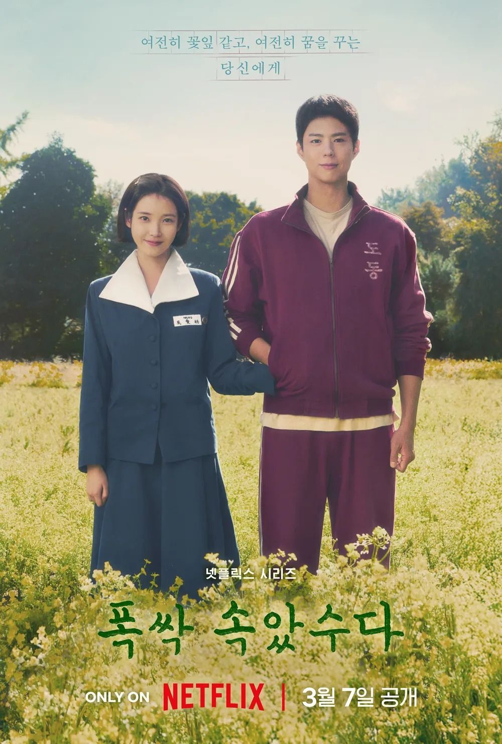 期待值破表！Netflix《苦盡柑來遇見你》必看亮點！IU、朴寶劍新劇造型搶先曝光！-4