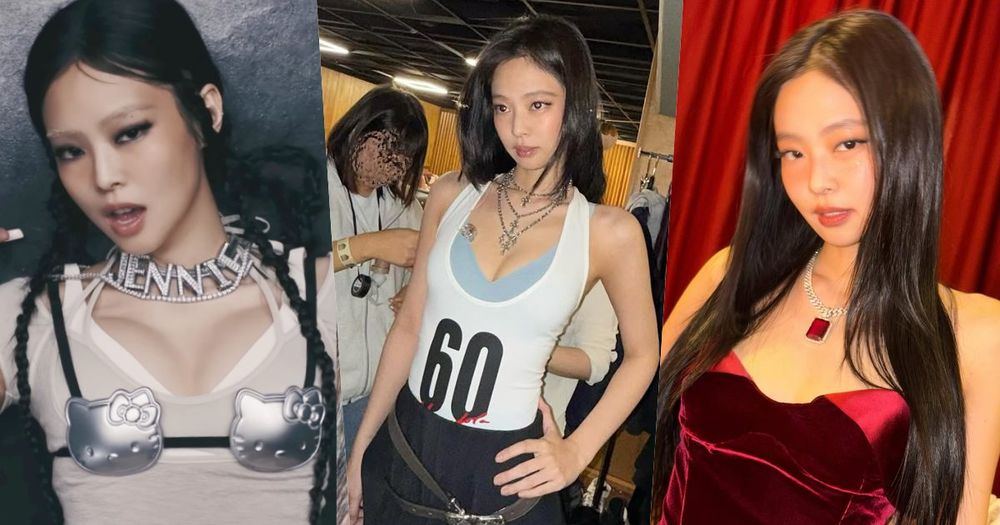 Jennie新歌MV「凱蒂貓內衣」找到了！6套打歌造型一次看、內褲邊外露辣翻天！-1