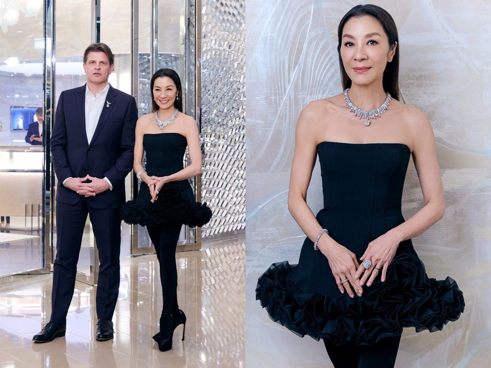 本人真的美！楊紫瓊現身Tiffany & Co.台北101旗艦店、62歲少女體態太驚人！-2
