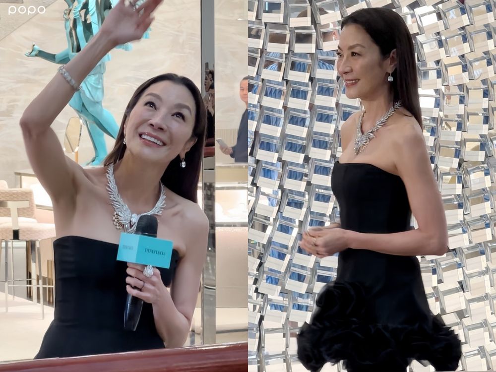 本人真的美！楊紫瓊現身Tiffany & Co.台北101旗艦店、62歲少女體態太驚人！-4