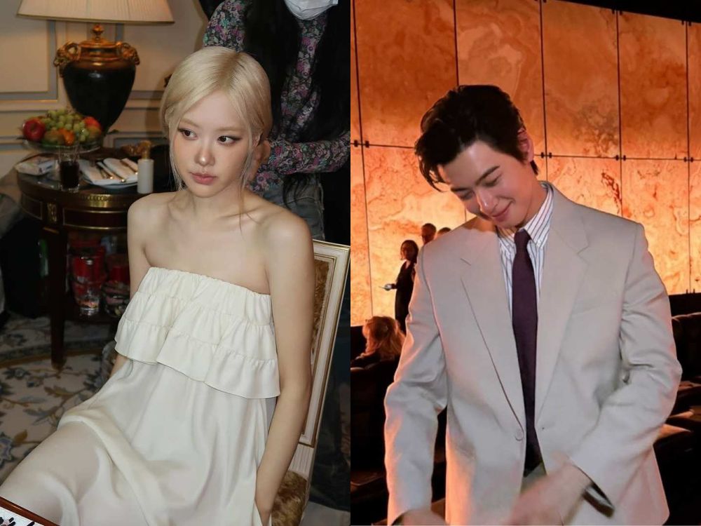 YSL秋冬大秀這組合封神！Rosé化身「人間白玫瑰」、車銀優帥臉一出場連女星都瘋狂！-6