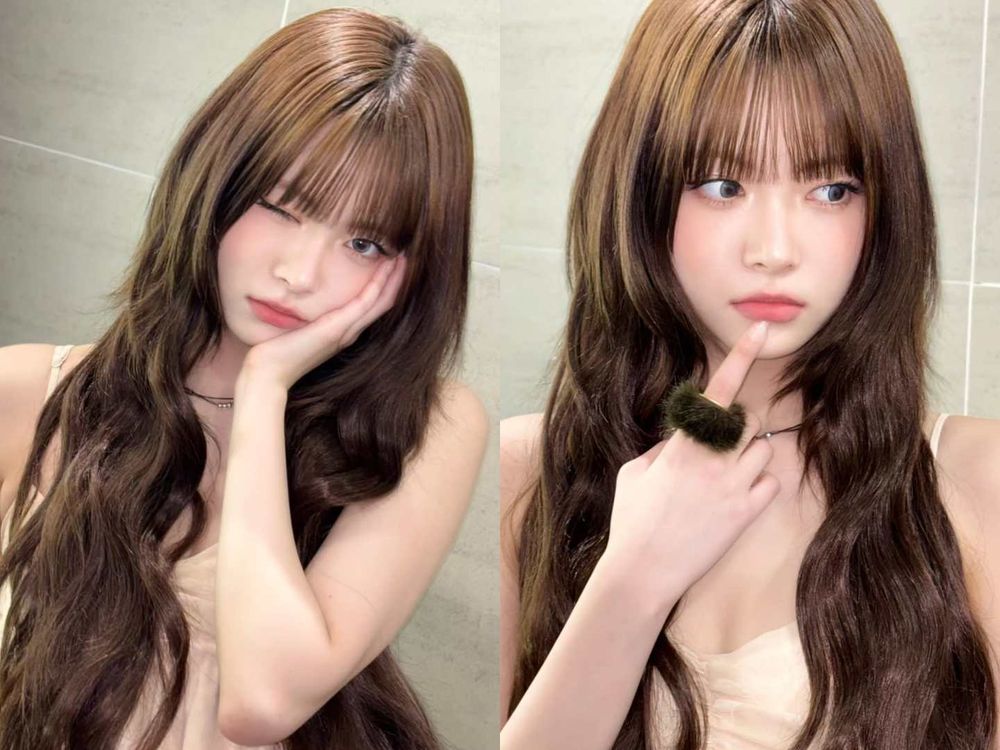 2025上半年韓星髮型趨勢！張員瑛漫畫瀏海、JISOO復古大波浪、采源Bebe Cut短髮，全都是層次剪髮！-7