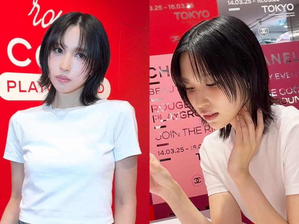 2025上半年韓星髮型趨勢！張員瑛漫畫瀏海、JISOO復古大波浪、采源Bebe Cut短髮，全都是層次剪髮！-11