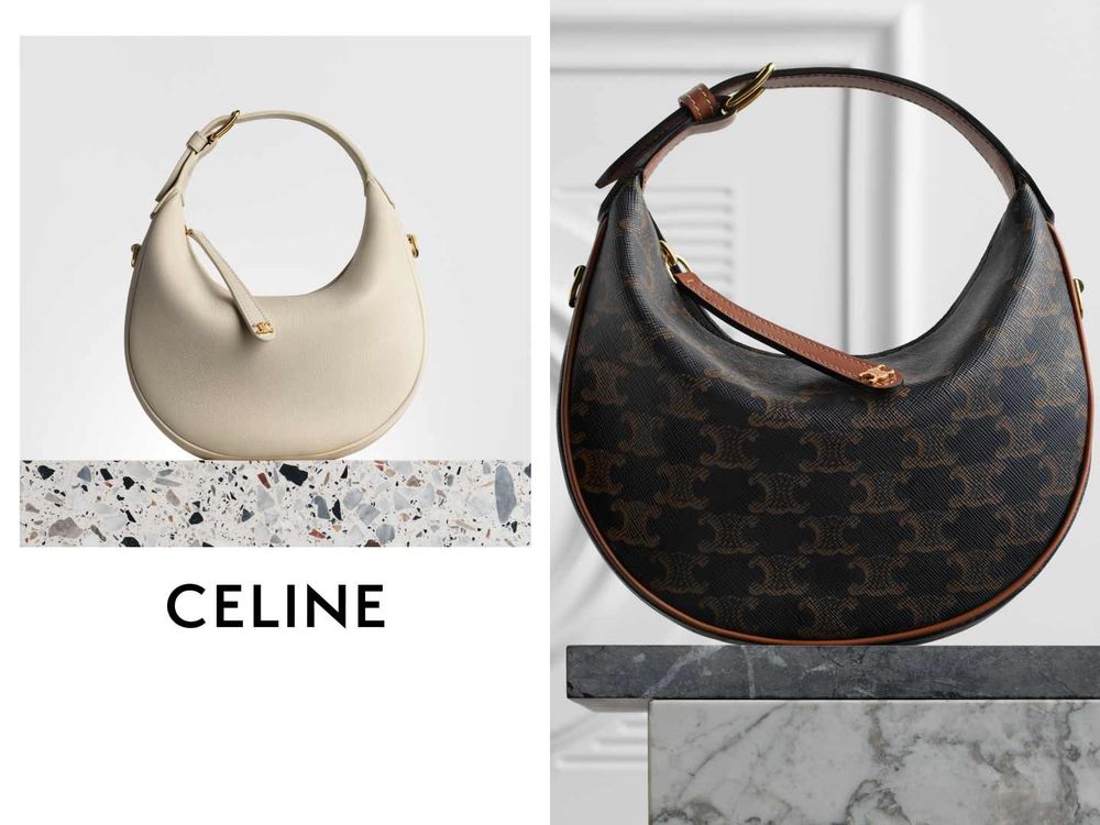 CELINE最新大黑馬包包！LULU半月包「老花款」竟然只要五萬多、今年預算就給它！-2