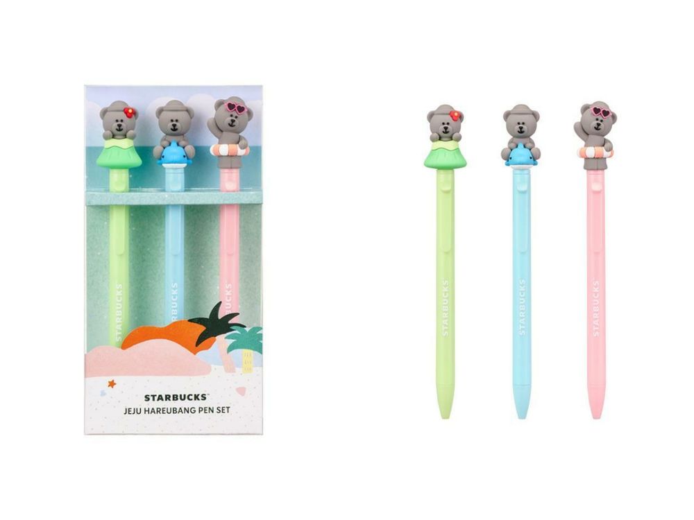 韓國星巴克必買濟州島限定新品來了！Q翻「石頭小熊馬克杯、衝浪小熊吸管水杯」這天開賣！-2