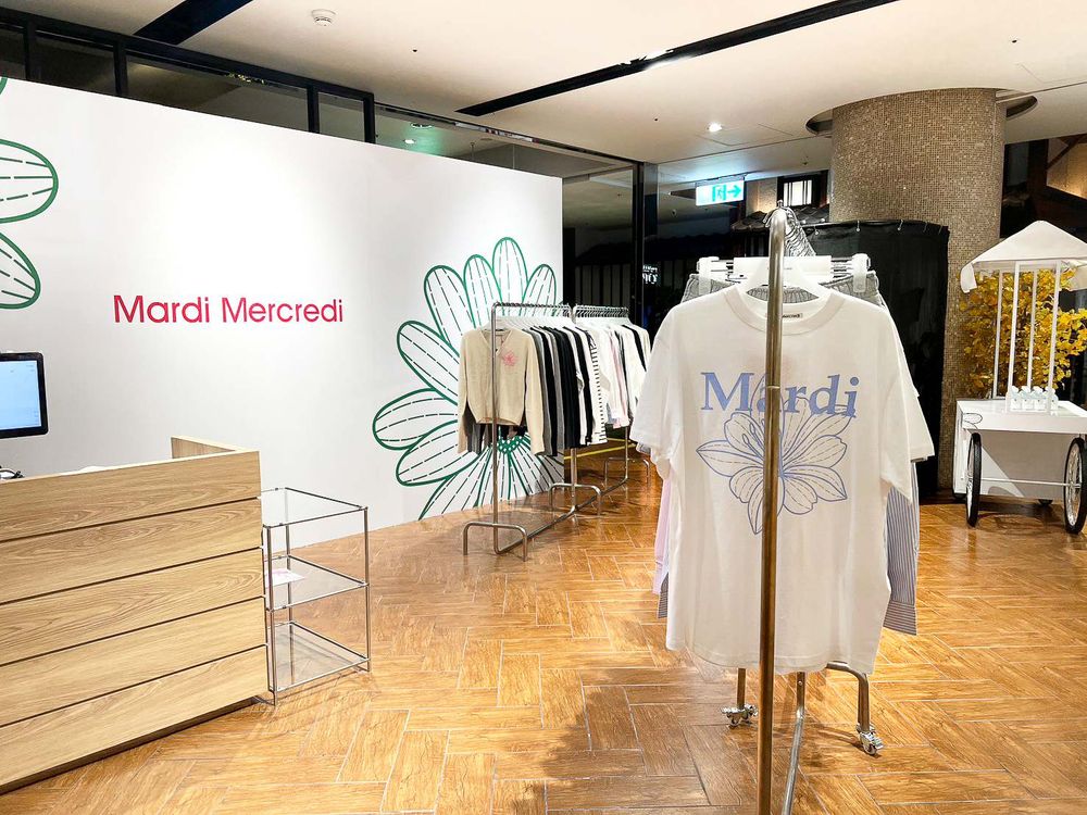 韓星愛牌Mardi Mercredi台中最新快閃店！春夏新品「小雛菊T、刺繡棒球帽」必買！-3