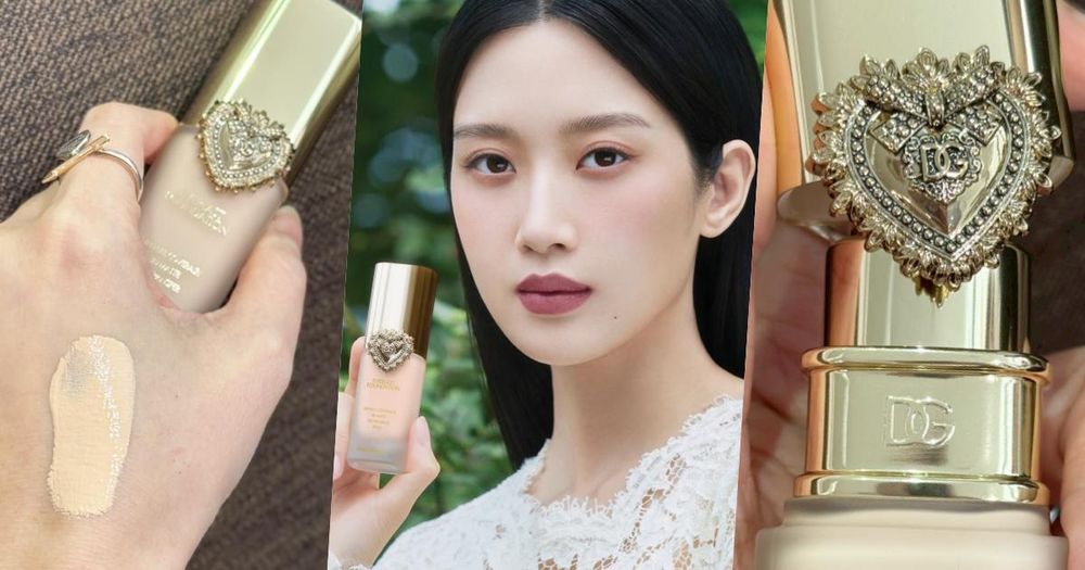 文佳瑛續任D&G Beauty全球品牌大使！公開春夏必用養膚系控油粉底、瓶身「摯愛聖心」徽章奢華又浪漫！-1