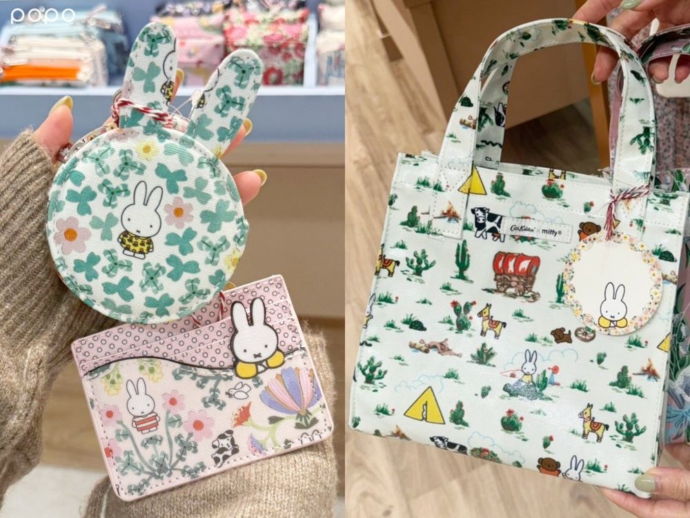 Cath Kidston和Miffy聯名啦！米飛兔收納包、兔兔卡夾可愛爆，粉絲快衝收藏！-17