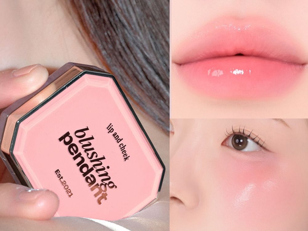 2025韓國唇頰兩用新品盤點！fwee果凍膏、AMUSE吊飾款、hince水滴球...，成訓、員瑛同款必收！-10