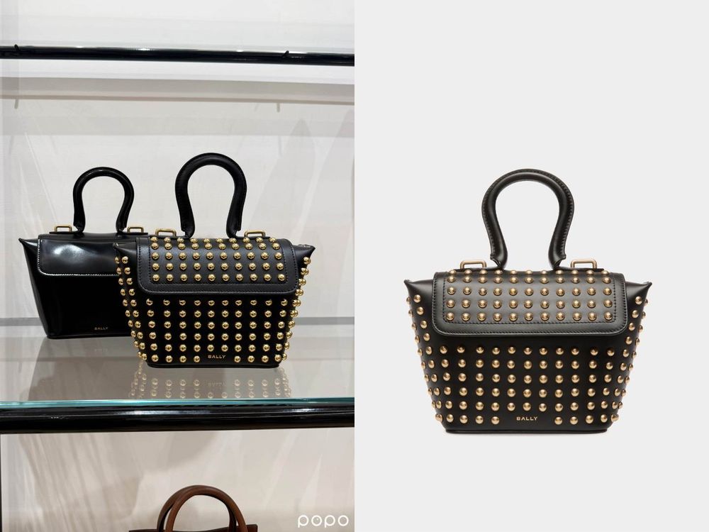 BALLY春夏人氣新款「實品曝光」美到尖叫！鉚釘三角包、托特包...居然只要三萬多？！-5