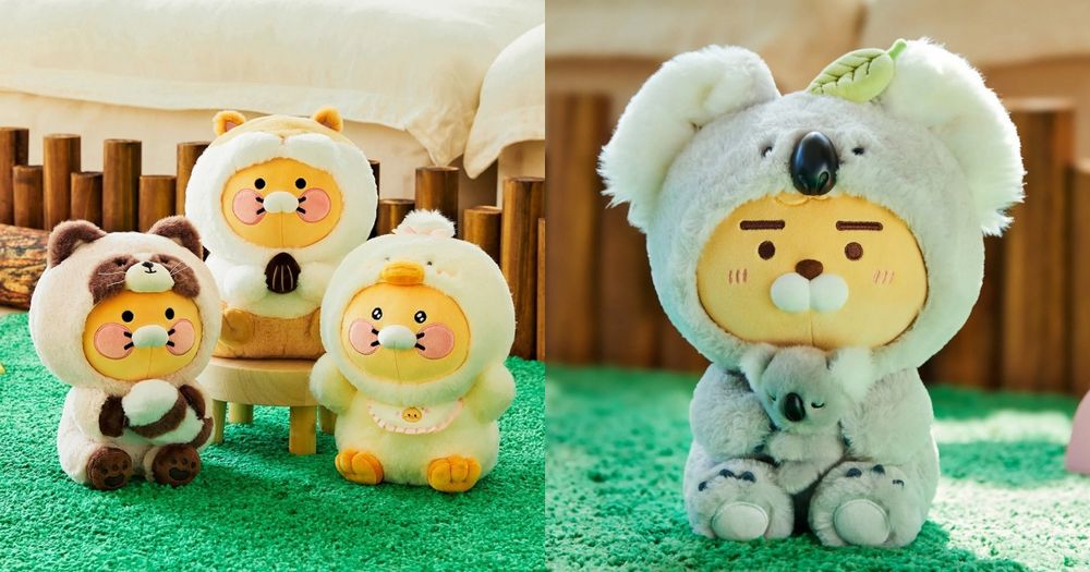 2025韓國旅遊必買！Kakao Friends動物園系列「無尾熊萊恩、浣熊春植玩偶」可愛到發瘋瘋！-1