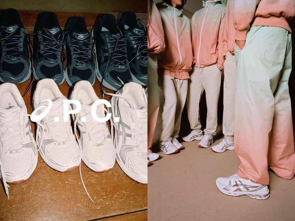 ASICS x A.P.C.聯名超強狂聯名來了！韓星最愛神鞋「KAYANO 14」錢包確定失守！-2