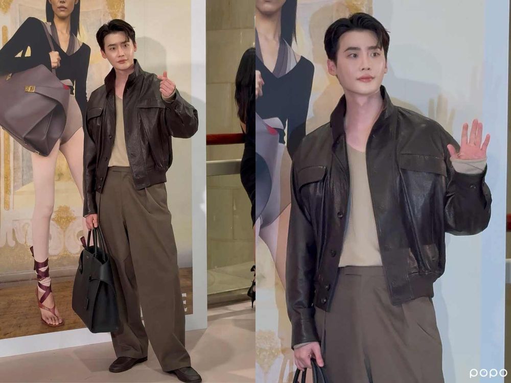 不愧是IU的男人！李鐘碩本人太帥、空降信義區FERRAGAMO活動，腿長到不可思議！-4