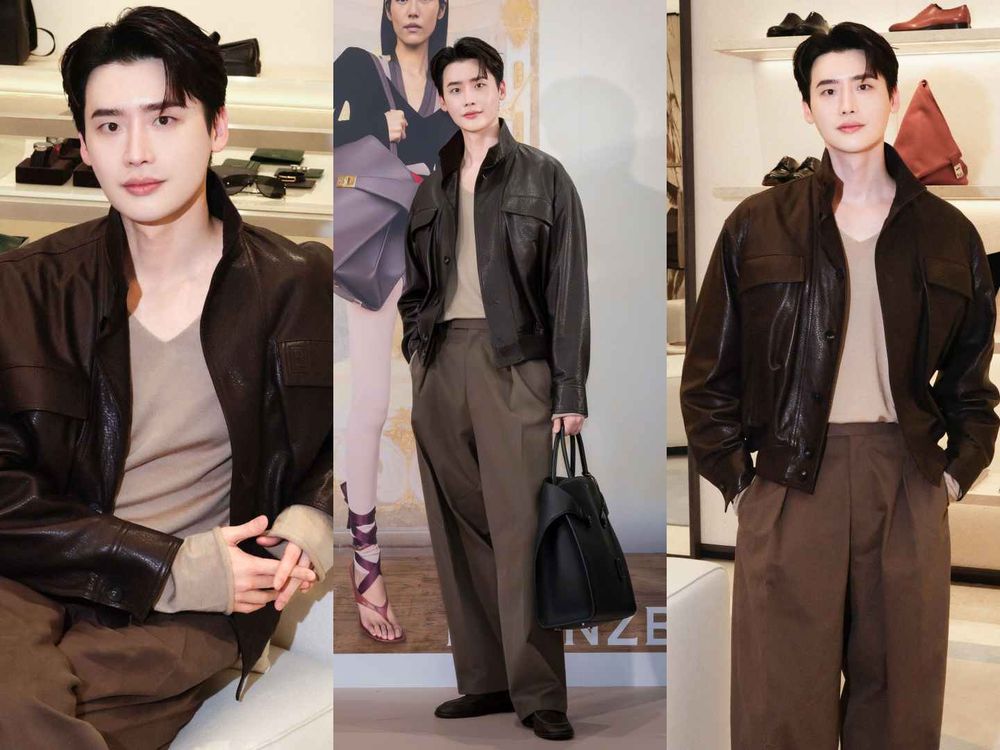 不愧是IU的男人！李鐘碩本人太帥、空降信義區FERRAGAMO活動，腿長到不可思議！-8