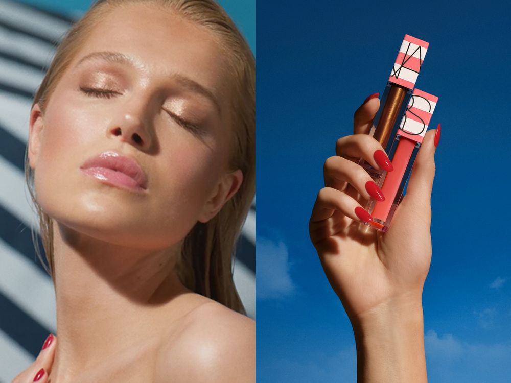 2025夏妝首發！NARS「夏日秘旅系列」頰彩盤、嫩唇油穿上限量法式條紋外殼，打造被太陽親吻的裸透水光！-4