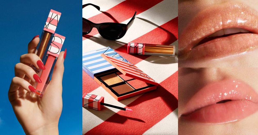 2025夏妝首發！NARS「夏日秘旅系列」頰彩盤、嫩唇油穿上限量法式條紋外殼，打造被太陽親吻的裸透水光！-1