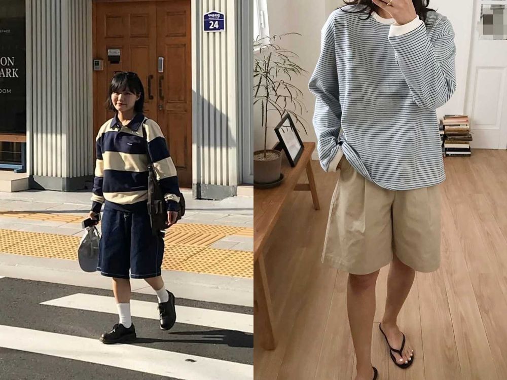 2025絕對要有一件！韓國女生最愛「條紋上衣穿搭」6大公式！第二招超簡單又時髦！-2