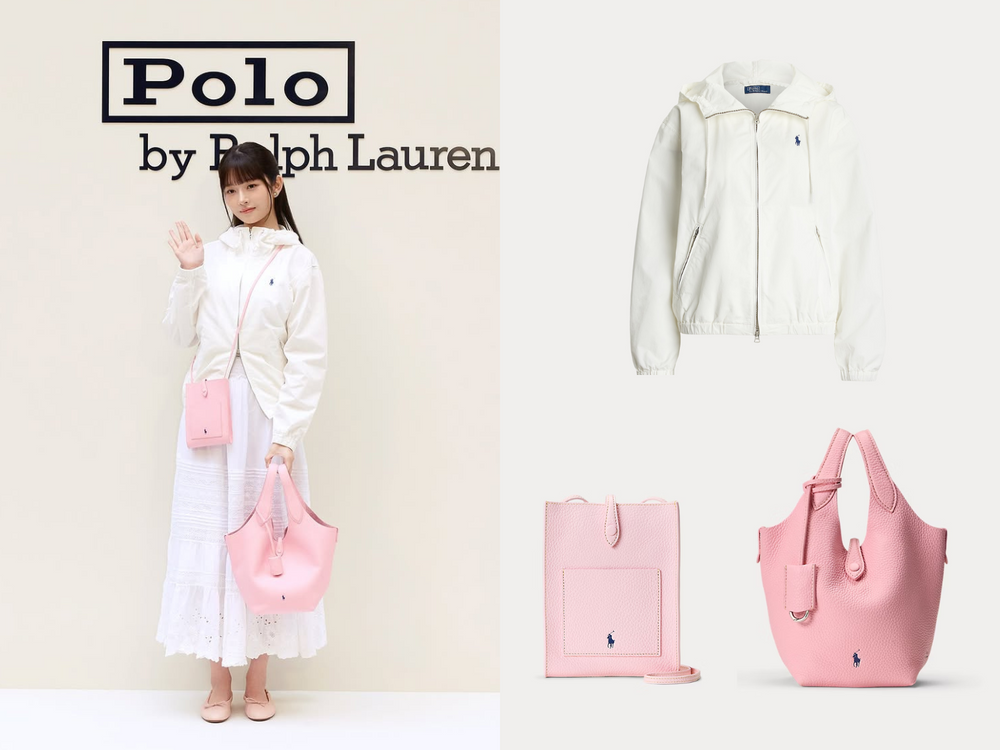 Ralph Lauren雙公主駕到！Winter金冬天、Rei直井怜美得不相上下！手拎同款「菜籃子包」一萬多甜價收！-6