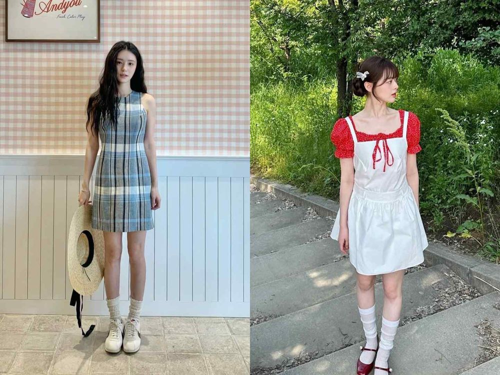 女團鉛筆腿這樣穿！韓妞最愛「中長筒襪穿搭」細腿密技！第四招看起來腿細掉一半！-5